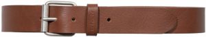 Carhartt WIP Script Belt Leather Cognac Silver