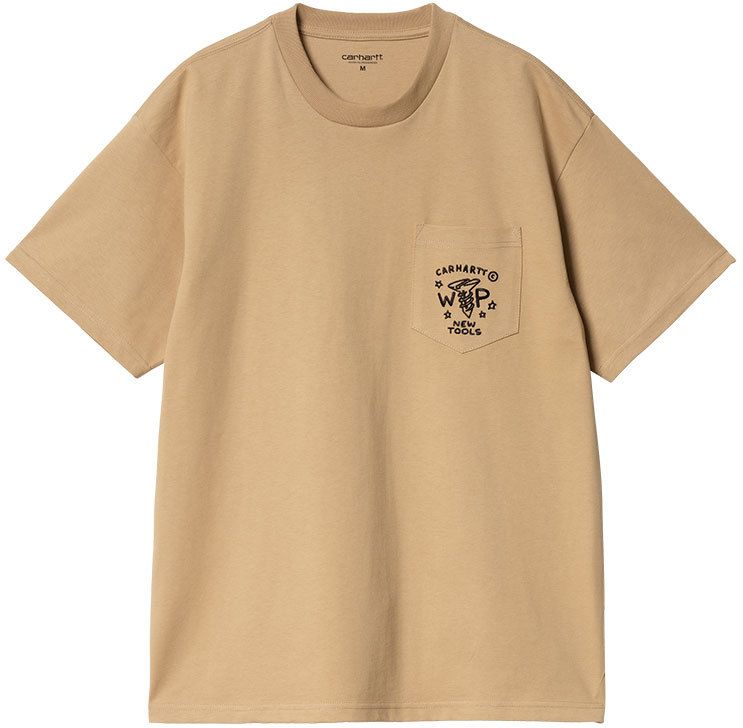 Carhartt WIP S/S Fragments Pocket T-Shirt Dusty H Brown