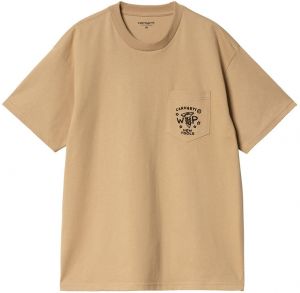 Carhartt WIP S/S Fragments Pocket T-Shirt Dusty H Brown