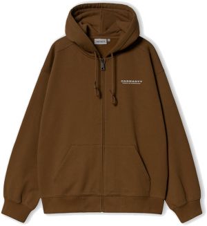 Carhartt WIP Hooded Runaway Sweat Jacket Hamilton Brown