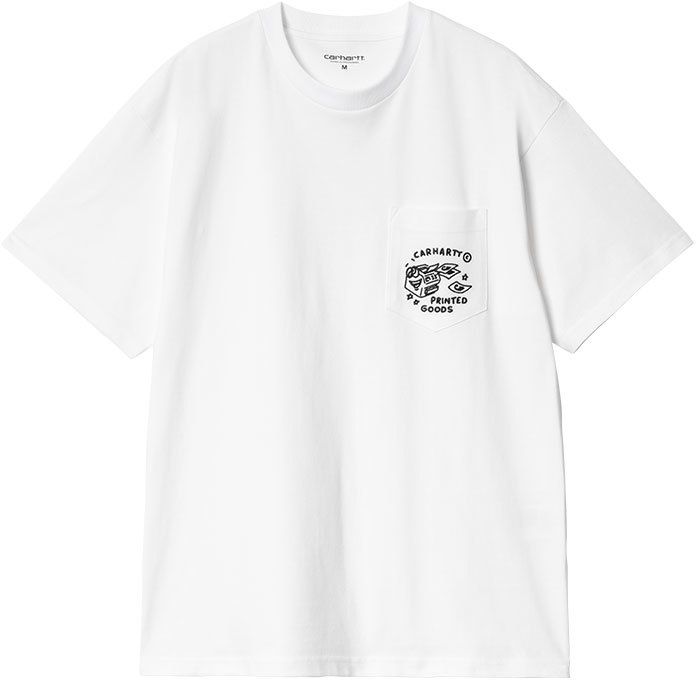 Carhartt WIP S/S Fragments Pocket T-Shirt White