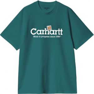 Carhartt WIP S/S Label Script T-Shirt Malachite