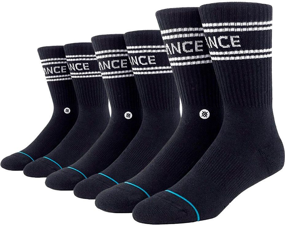 Stance Basic 3 Pack Crew Blk