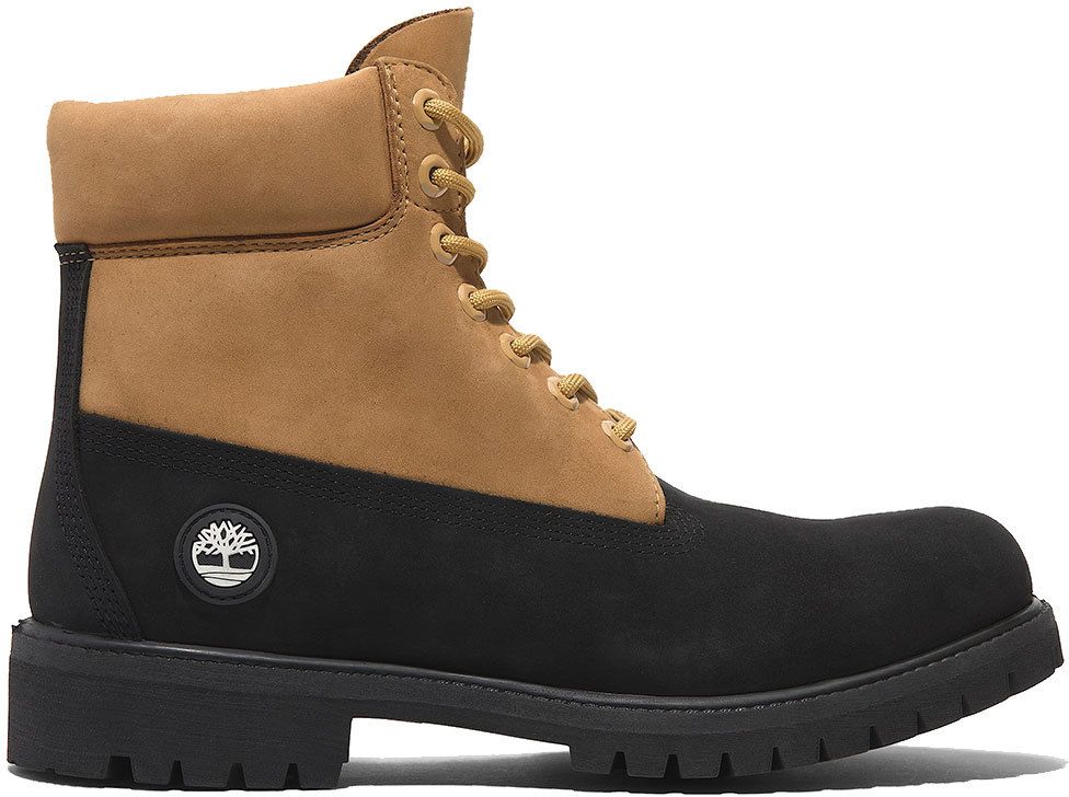Timberland 6 In Premium WP Boot Black Nubuck Wheat