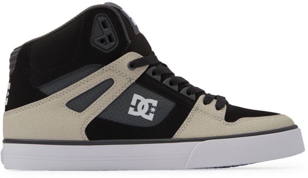 DC Shoes Pure High Top Black Grey Brown