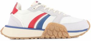 Palladium Troop Runner Flame White Chili Blue M