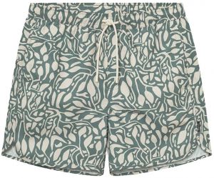 Dedicated Swim Shorts Sandhamn Leaf Mosaic Leaf Green