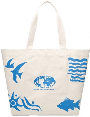 Dedicated Beach Bag Sundre Beach Collage Off-White