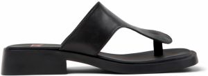 Camper Twins Leather Sandals Ultrasoft Negro