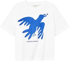 Dedicated T-shirt Vadstena The Phoenix Bird White
