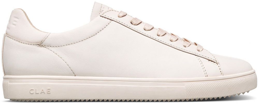 Clae Bradley Essentials Triple Off-White Leather