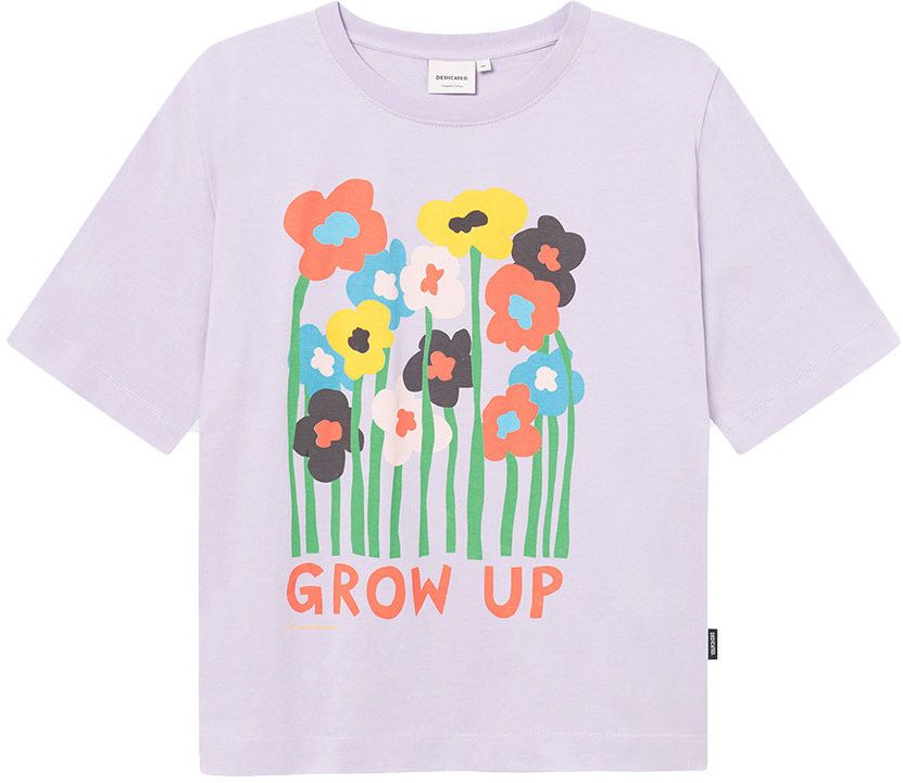 Dedicated T-shirt Vadstena Grow Up Thistle Purple