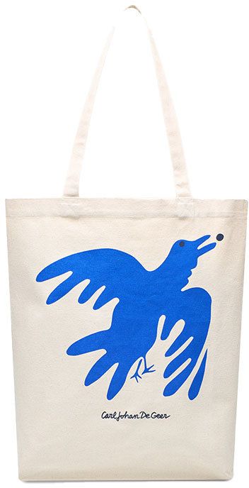 Dedicated Tote Bag Torekov The Phoenix Bird Off-White