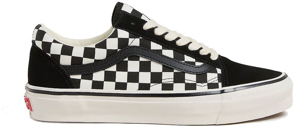 Vans LX Old Skool Checkerboard Shoe Black White