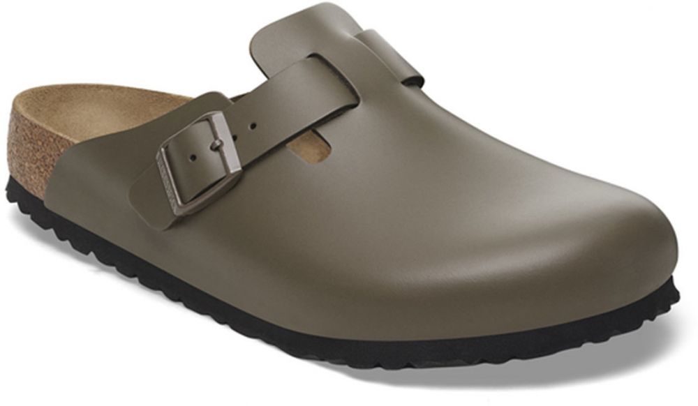 Birkenstock Boston Natural Leather Narrow Fit