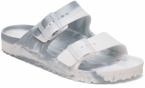 Birkenstock Arizona EVA Metallic Silver Multi Narrow Fit
