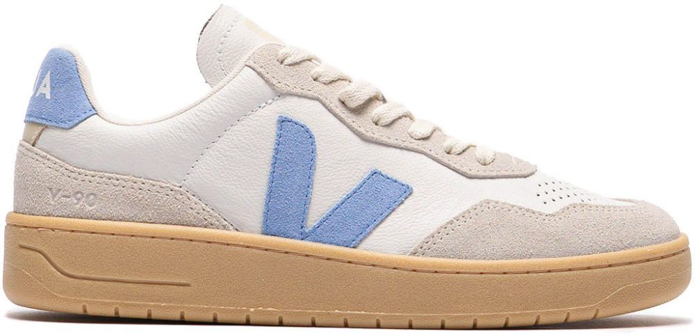 Veja V-90 O.T Leather Extra-White_Aqua_Natural