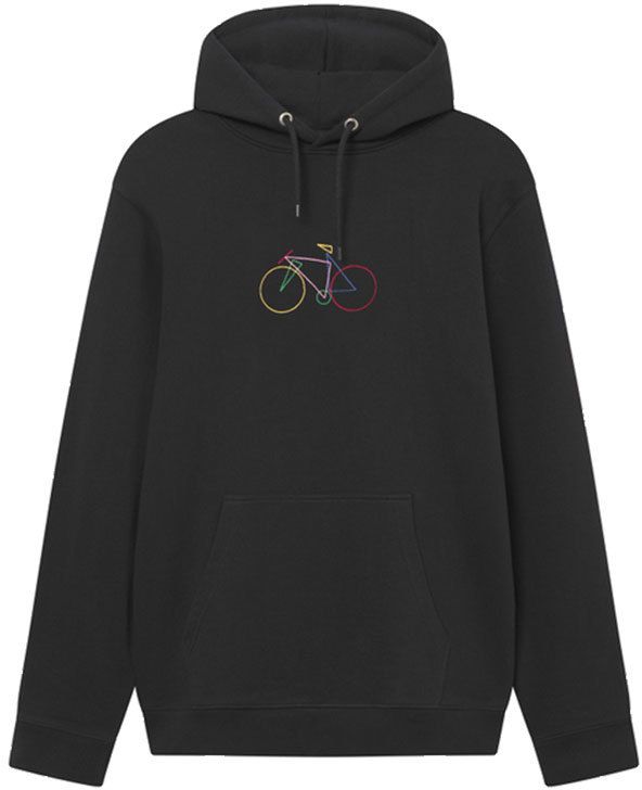 Dedicated Hoodie Falun Paper Cut Bike Black