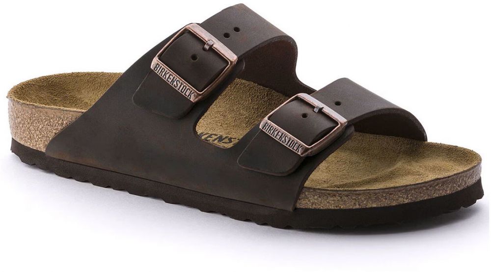 Birkenstock Arizona Natural Leather Oiled Narrow Fit