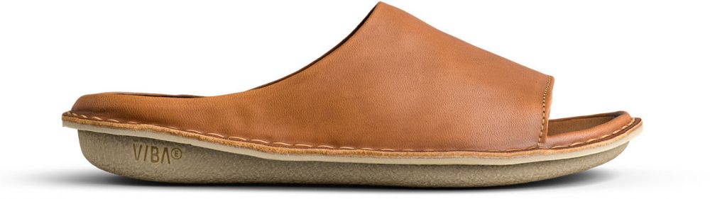 VIBAe SAINT TROPEZ Leather Cognac Brown