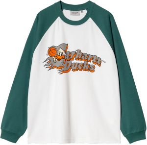 Carhartt WIP L/S Flaming Ducks Baseball T-S