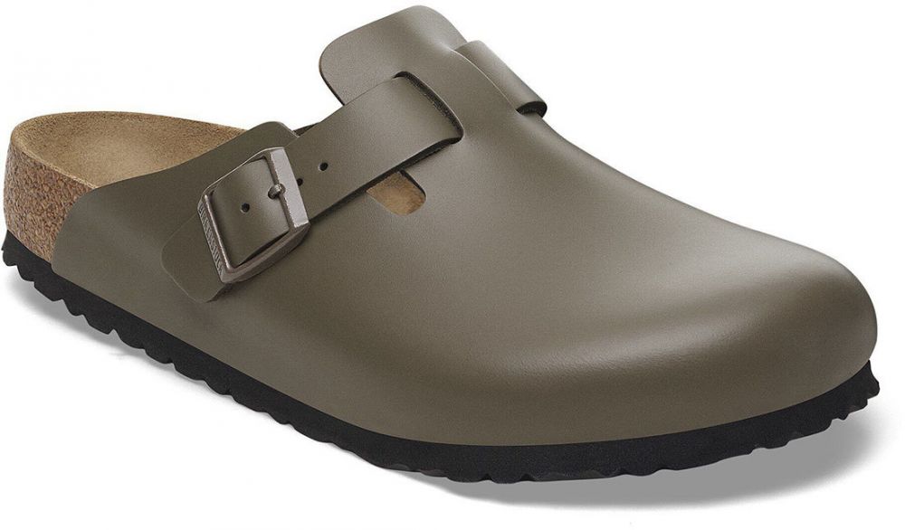 Birkenstock Boston Natural Leather Regular Fit