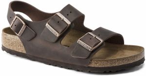 Birkenstock Milano Natural Leather Oiled Regular Fit