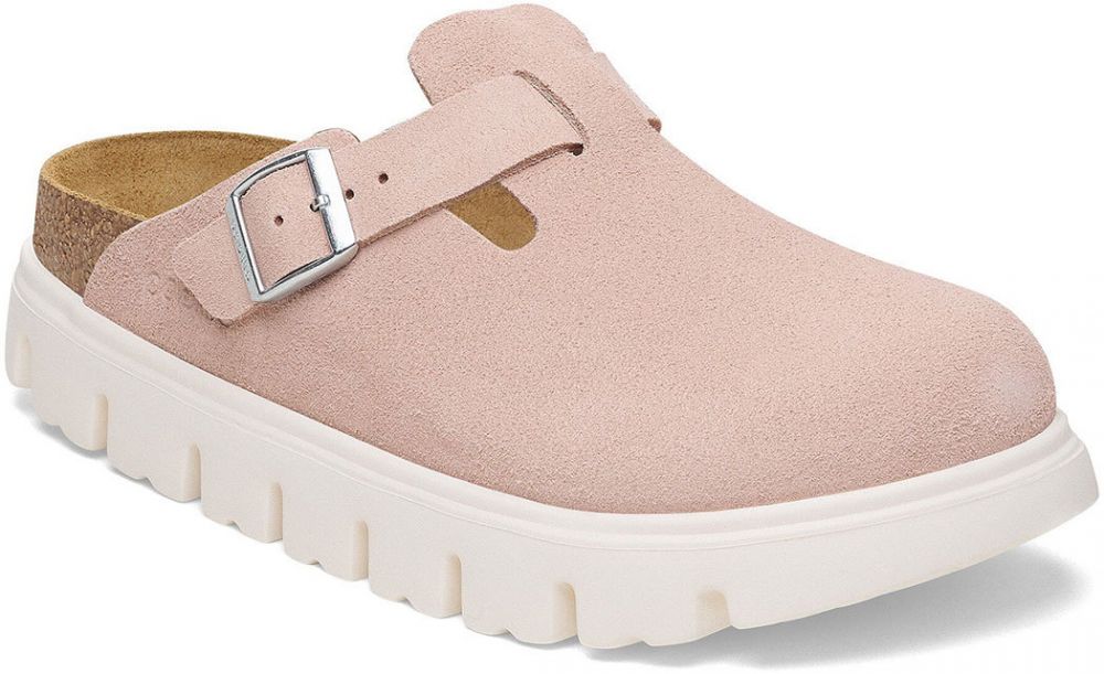 Birkenstock Boston Chunky Suede Leather Narrow Fit