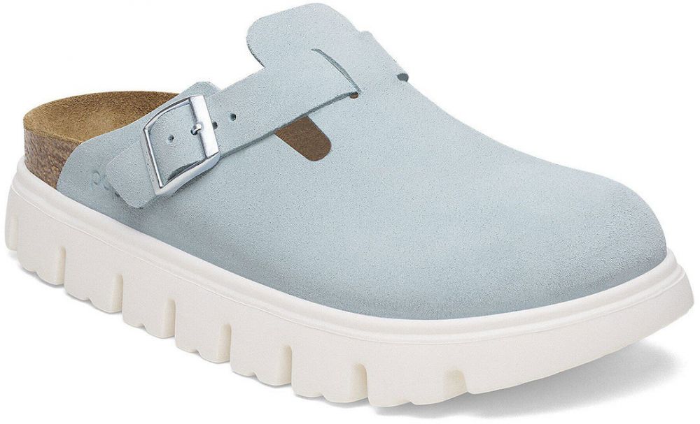 Birkenstock Boston Chunky Suede Leather Narrow Fit