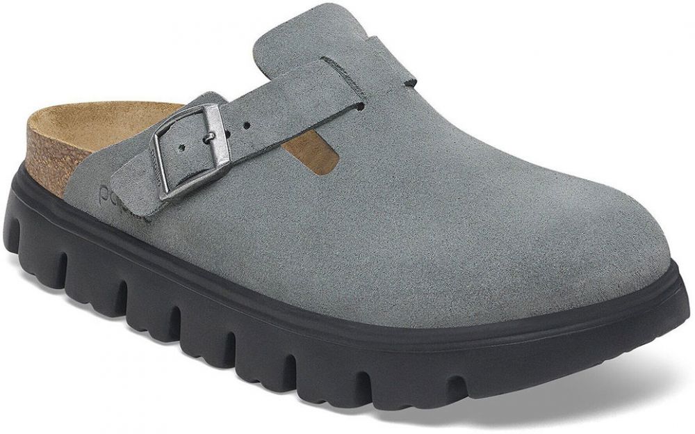 Birkenstock Boston Chunky Suede Leather Narrow Fit