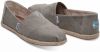 Toms Drizzle Grey Washed Canvas Alpargata galéria