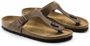 Birkenstock Gizeh NU Oiled Tabacco Brown Regular Fit galéria