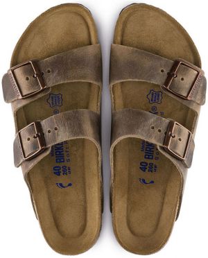 Birkenstock Arizona NU Oiled SFB Tabacco Brown Regular Fit galéria