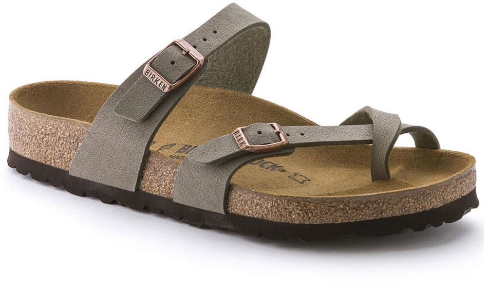 Birkenstock Mayari BF-Nubuck Stone Regular Fit