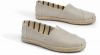 Toms Beige Metallic Canvas Women's Espadrilles galéria