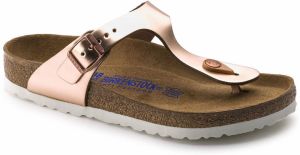 Birkenstock Gizeh Birko-Flor Metallic Copper Regular Fit