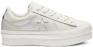 Converse One Star Platform Vintage White tenisky