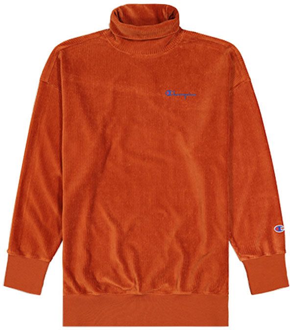 Champion Corduroy High Neck Oversized Sweatshirt