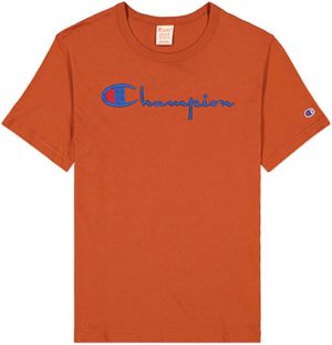 Champion Script Logo Crew Neck T-Shirt