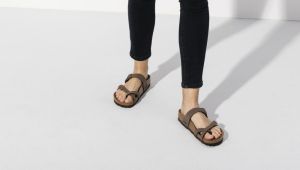 Birkenstock Mayari Birko-Flor Nubuck Mocha Regular Fit galéria