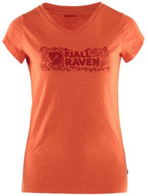 Fjällräven Logo stamp t-shirt W tenisky