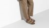 Birkenstock Arizona Soft Footbed Suede Leather Taupe Narrow Fit galéria