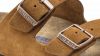Birkenstock Arizona Soft Footbed Suede Leather Mink Narrow Fit galéria