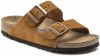 Birkenstock Arizona Soft Footbed Suede Leather Mink Narrow Fit galéria