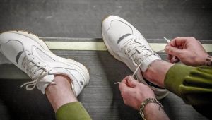 Clae Edwin White Milled Leather Neo Mint galéria
