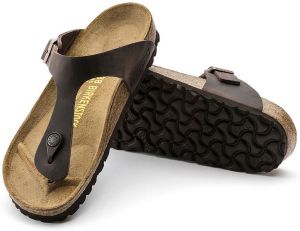 Birkenstock Gizeh NU Oiled Habana Narrow Fit galéria
