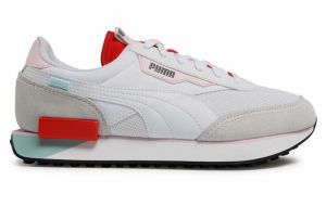 Puma Future Rider Neon Play White-Poppy