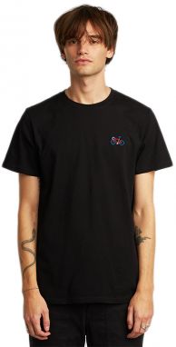 Dedicated T-shirt Stockholm Stitch Bike Black