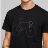 Dedicated T-shirt Stockholm Rainbow Bicycle Black galéria