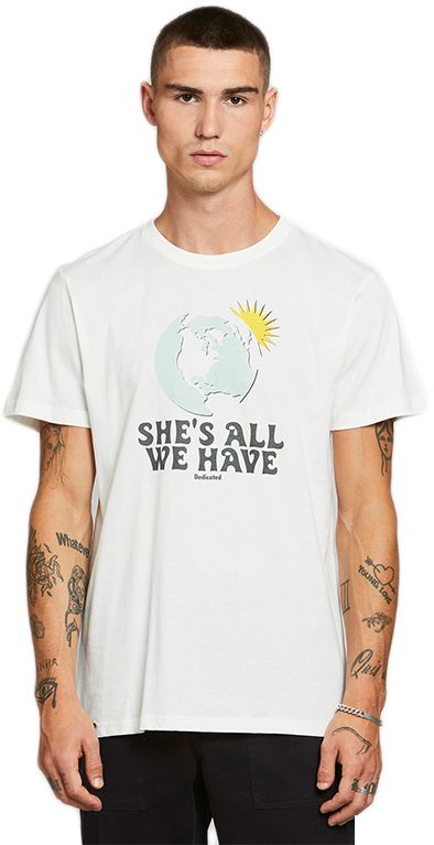 Dedicated T-shirt Stockholm All We Have Off-White